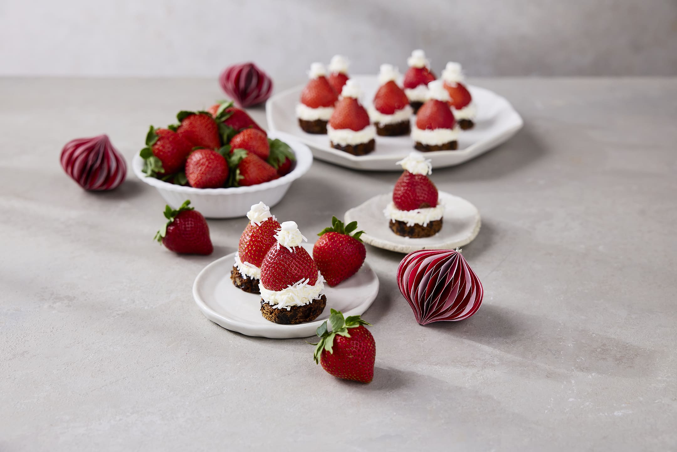 Strawberry Santa Hats - Driscolls