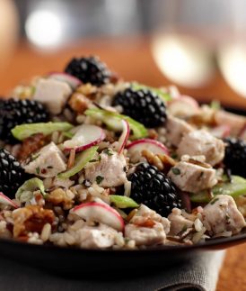 Blackberry Rice Turkey Salad