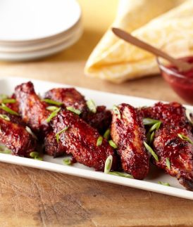 Raspberry Chicken Wings