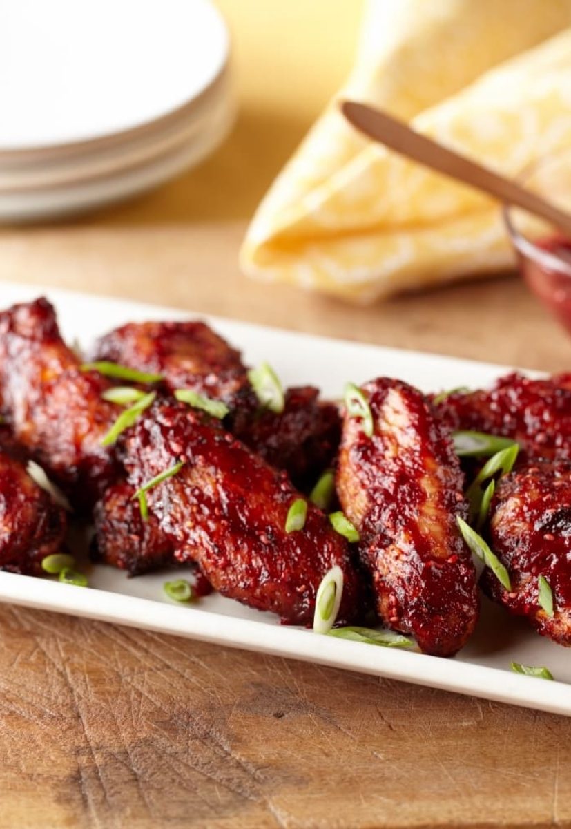 Raspberry Chicken Wings