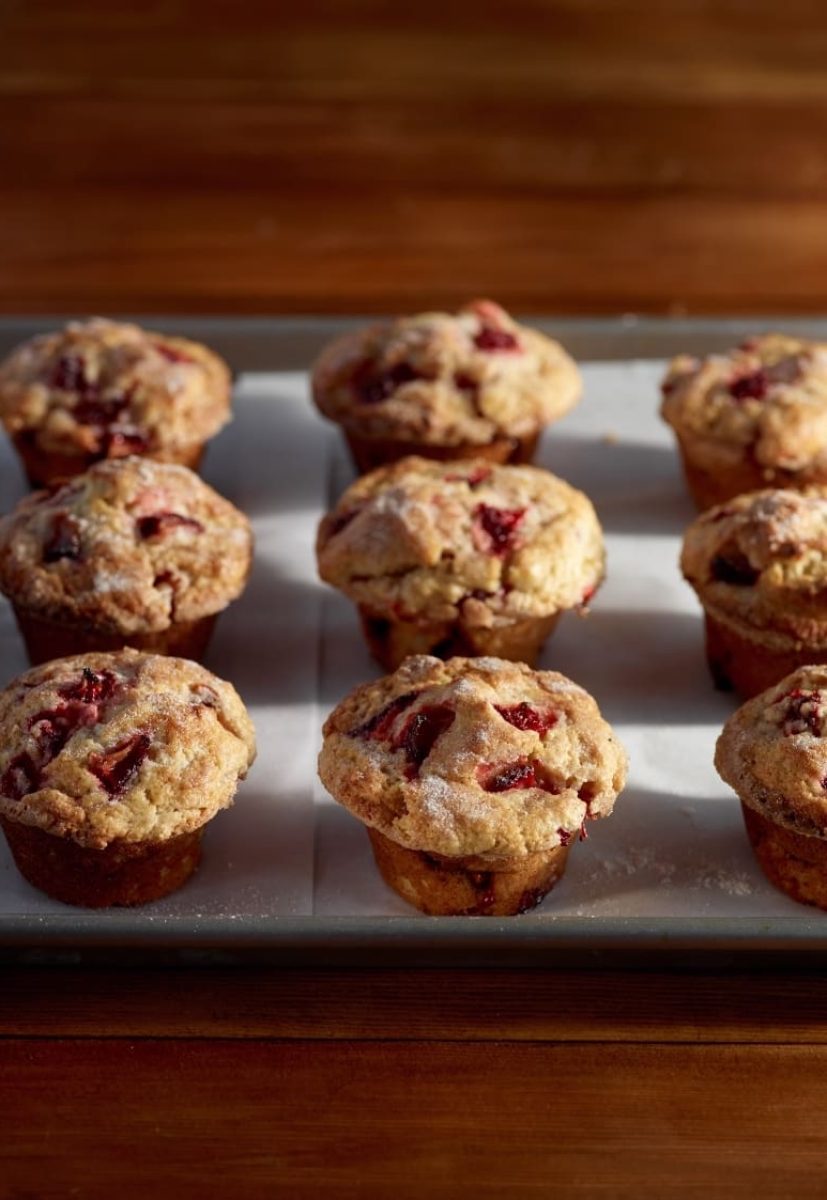 Strawberry Cinnamon Muffins