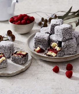 Jam Filled Lamingtons