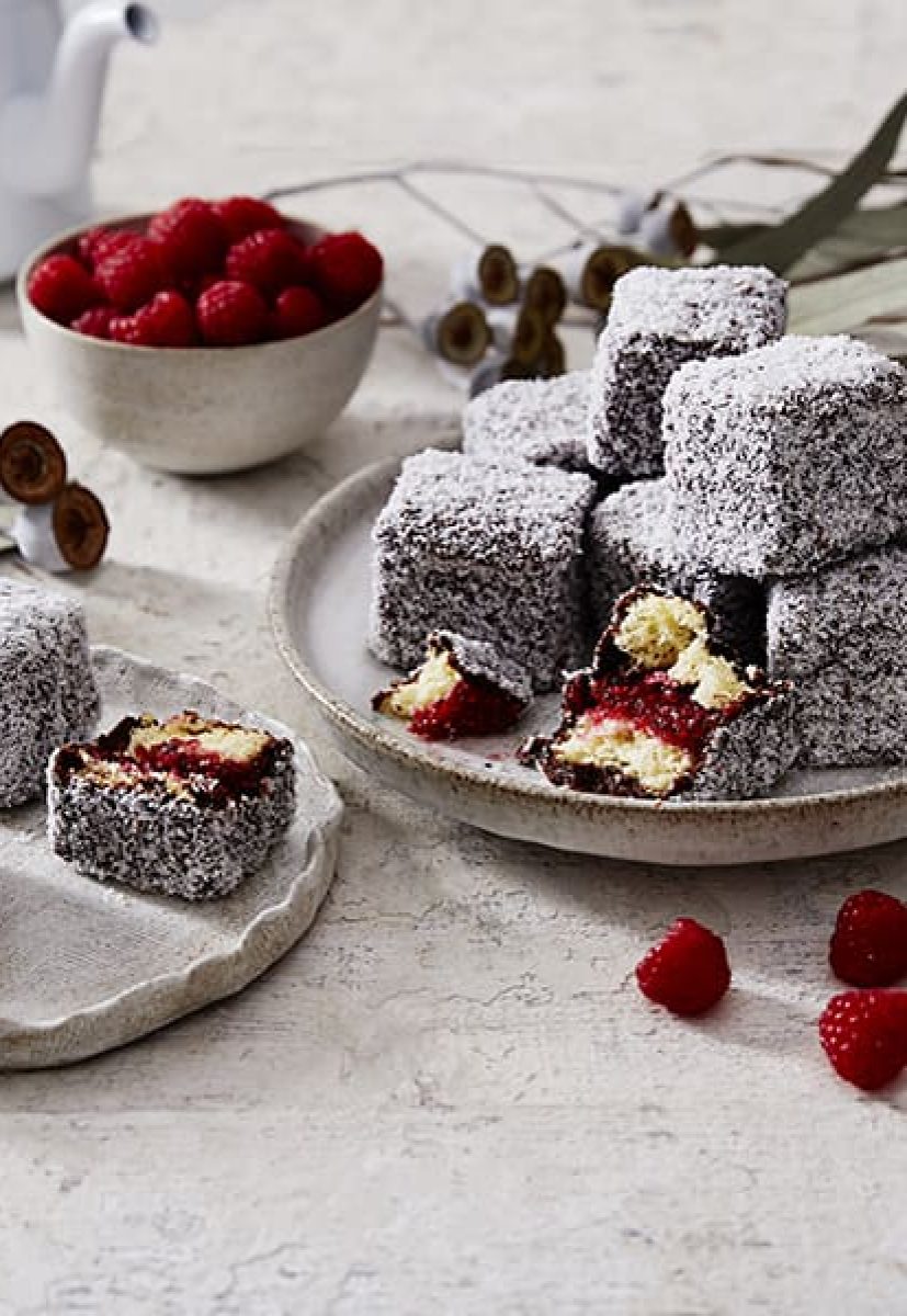 Jam Filled Lamingtons