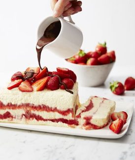 Strawberry Semifreddo