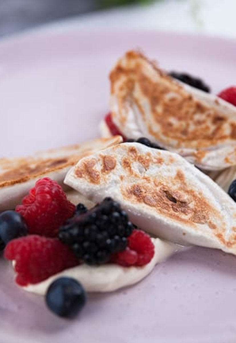 Mixed Berry Gyozas