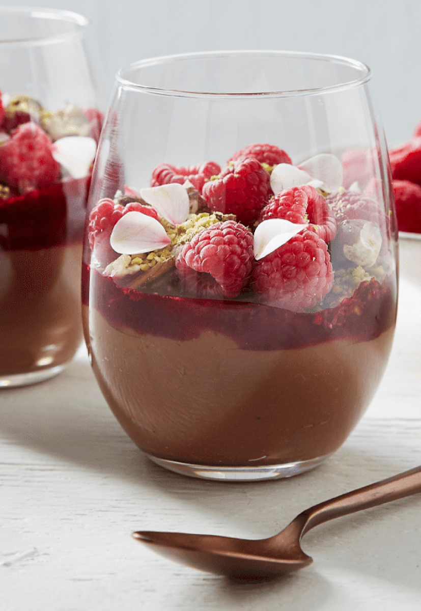 Raw Raspberry Chocolate Mousse