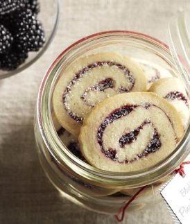 Blackberry Almond Cookies