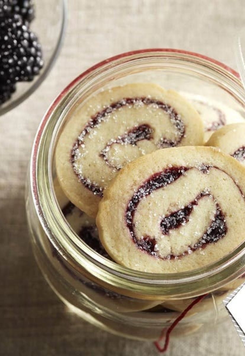 Blackberry Almond Cookies