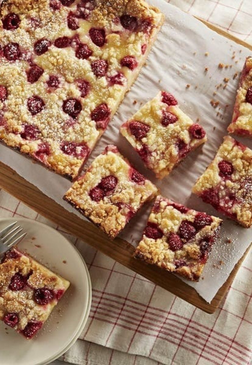 Raspberry and Lemon Slice