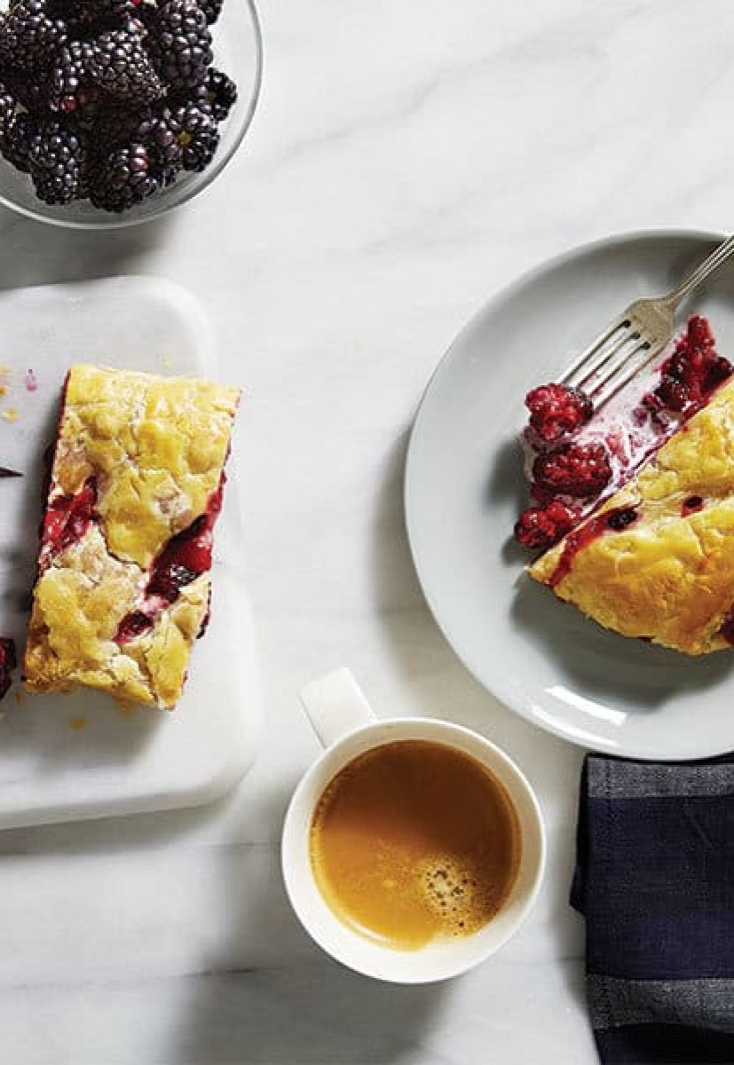 Blackberry Pear Strudel