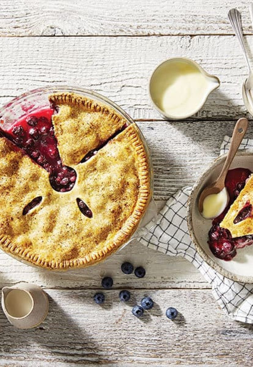 Double Crust Blueberry Pie