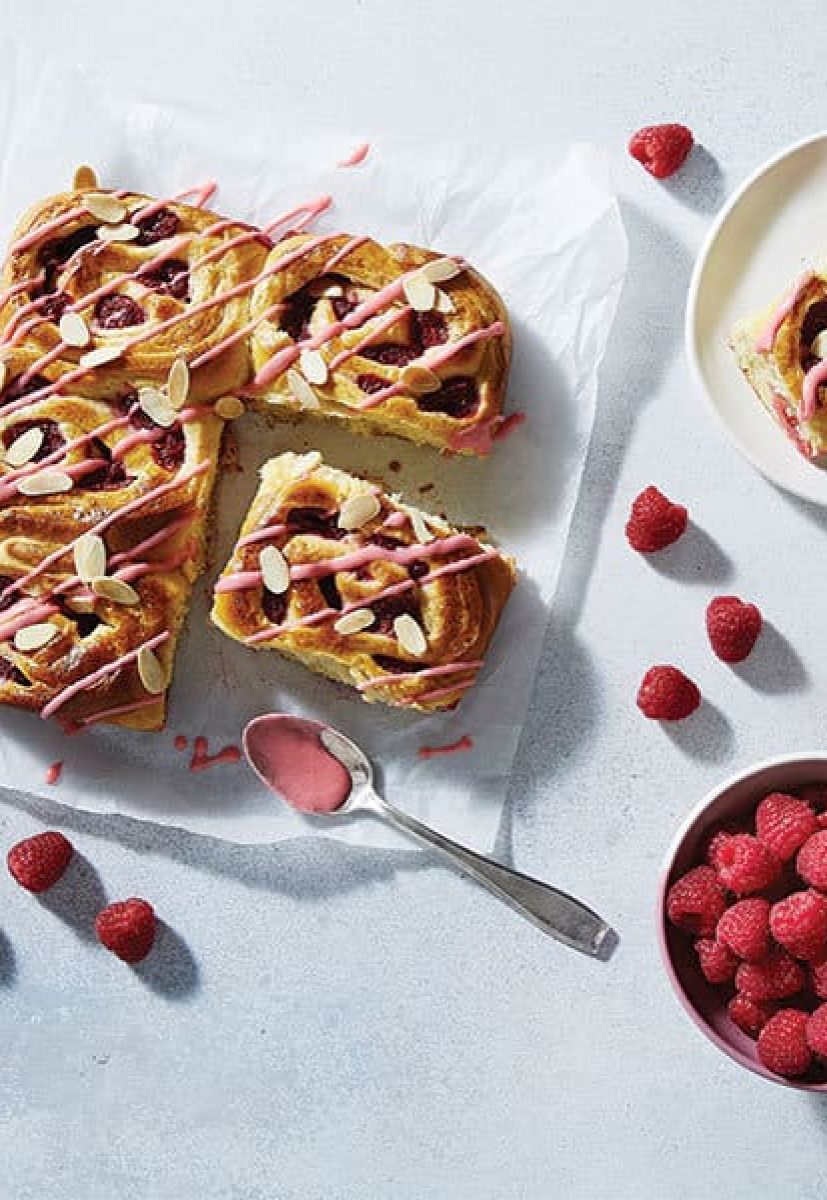 Raspberry Buns