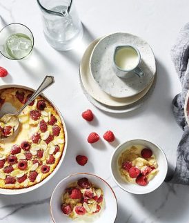 Raspberry Clafoutis