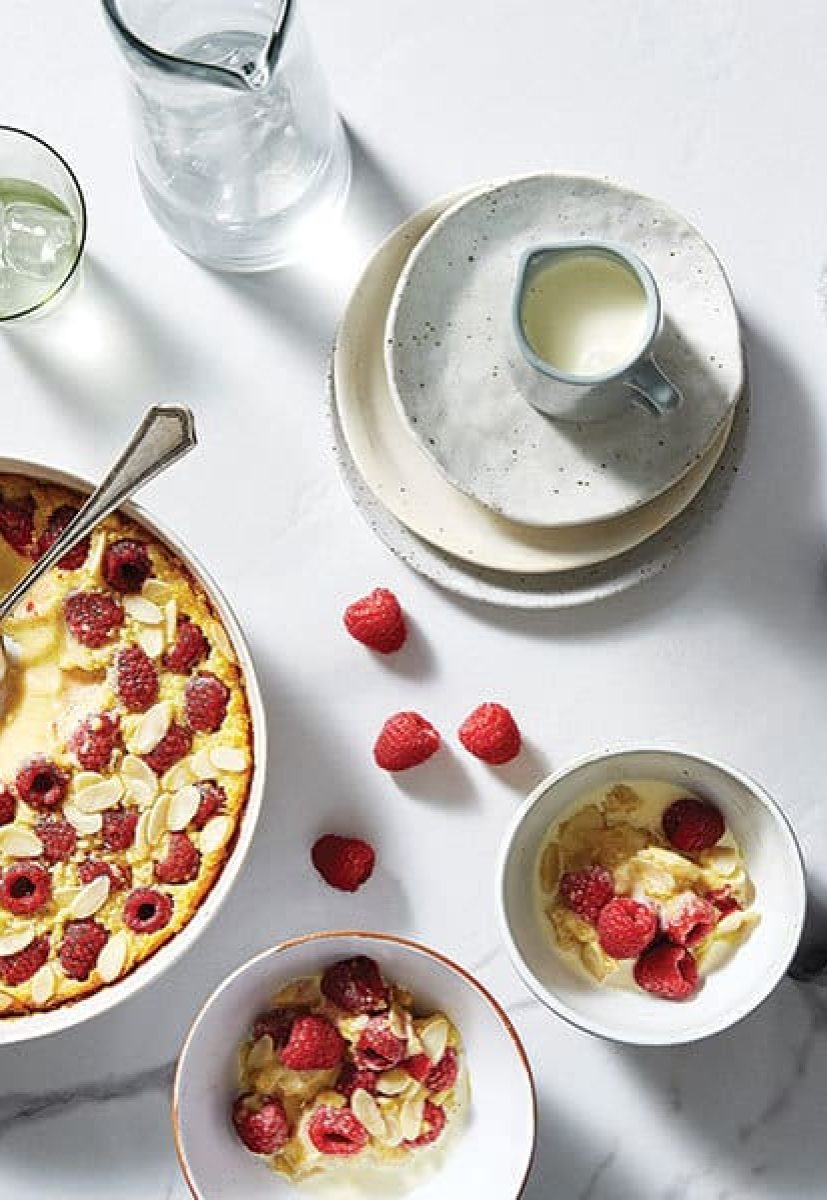 Raspberry Clafoutis