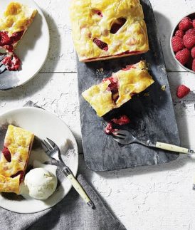 Raspberry Cream Cheese Strudel