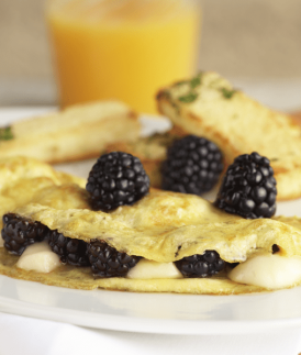 Blackberry & Brie Omelette