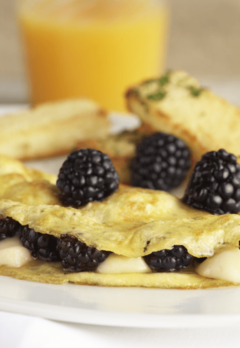 Blackberry & Brie Omelette