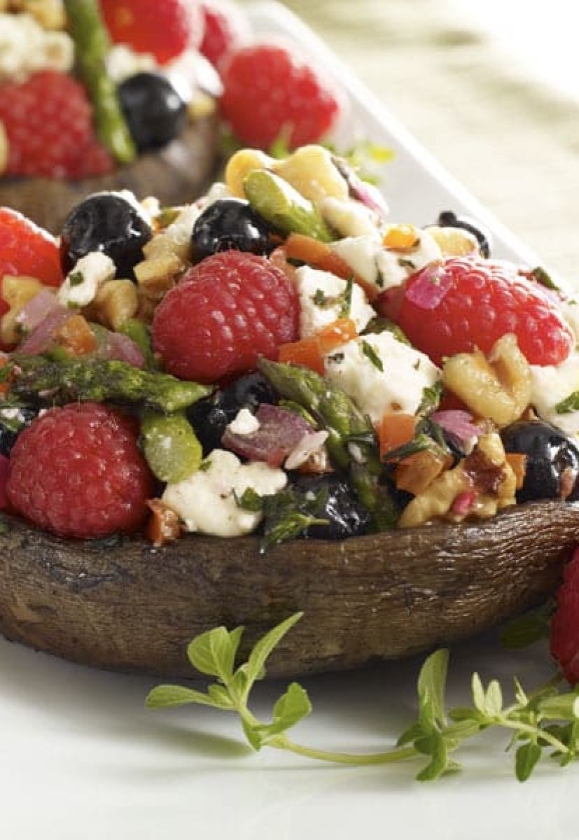 Berry Stuffed Portobello