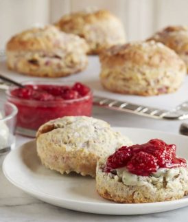 Raspberry Biscuits