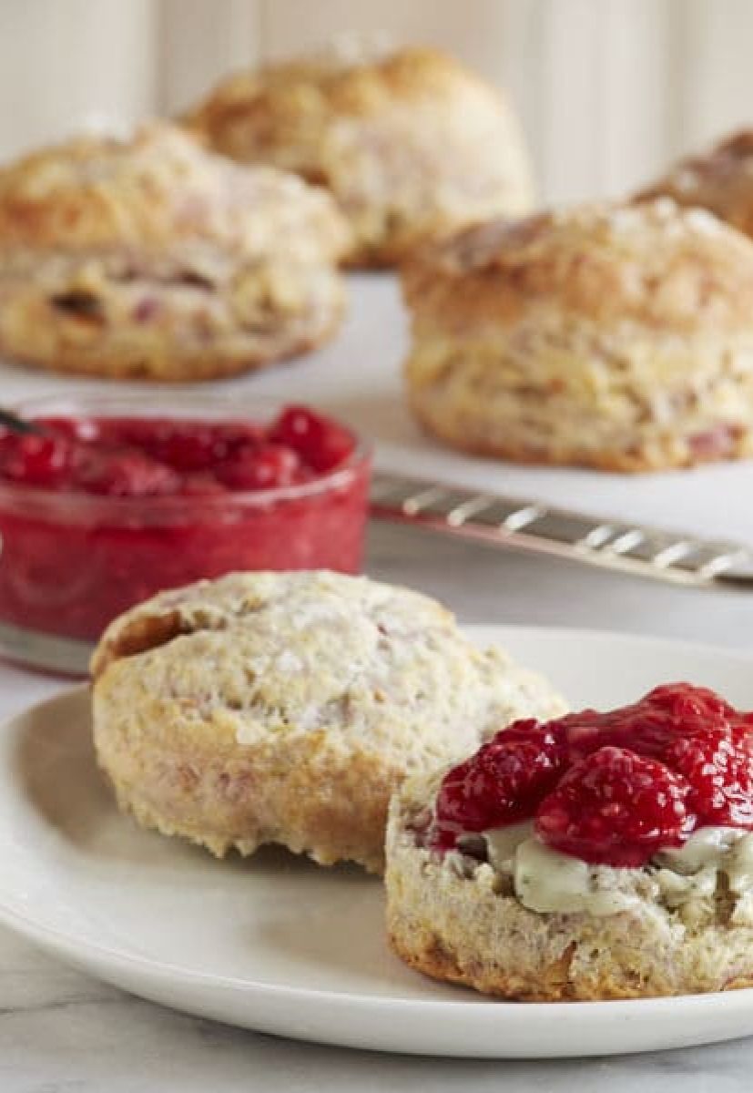 Raspberry Biscuits