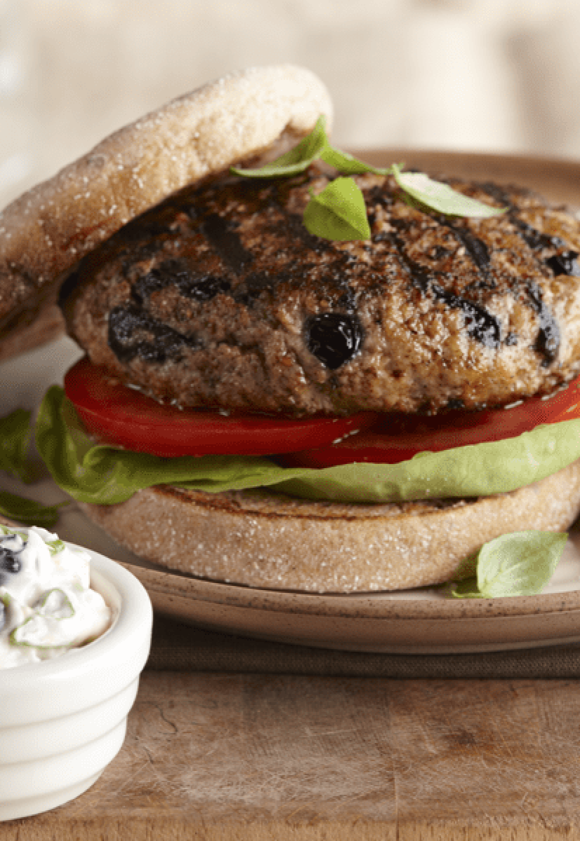 Blueberry Turkey Burgers
