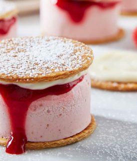 Raspberry Ice-cream Sandwich