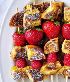 Berry French Toast Skewers