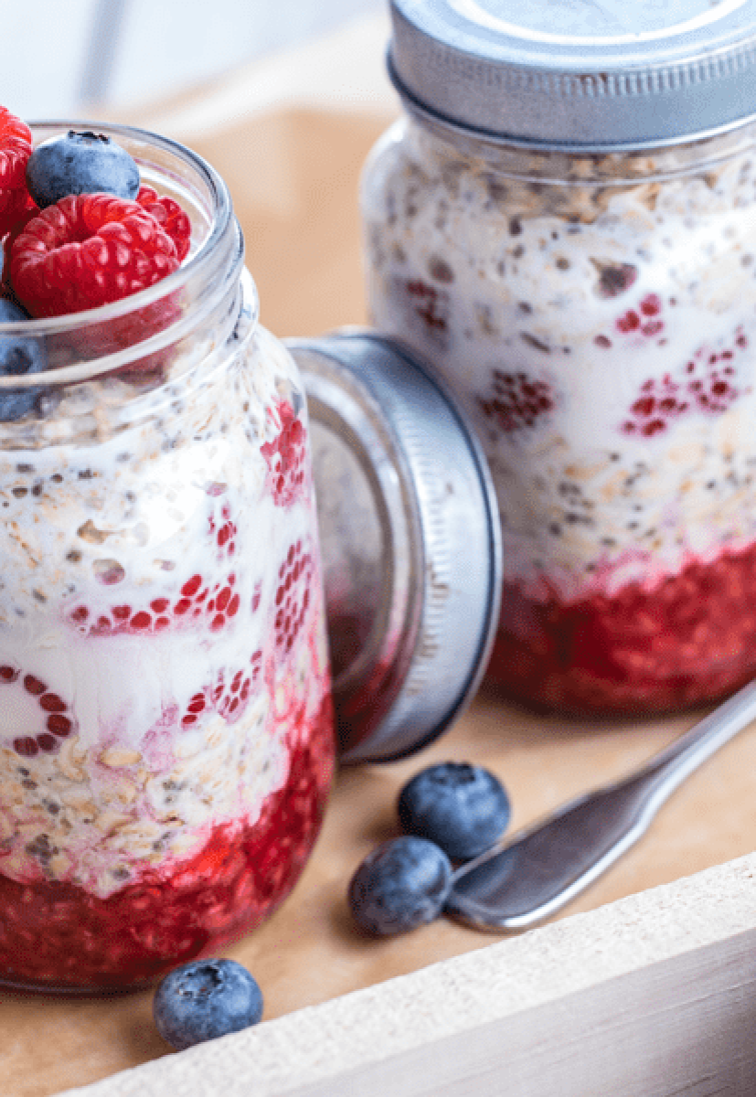 Berry Overnight Oats