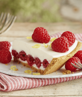 Raspberry Cheesecake Pie