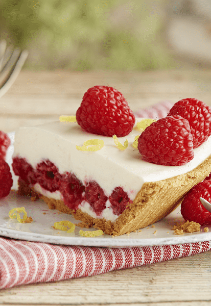 Raspberry Cheesecake Pie