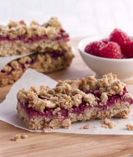 Raspberry Oatmeal Bars