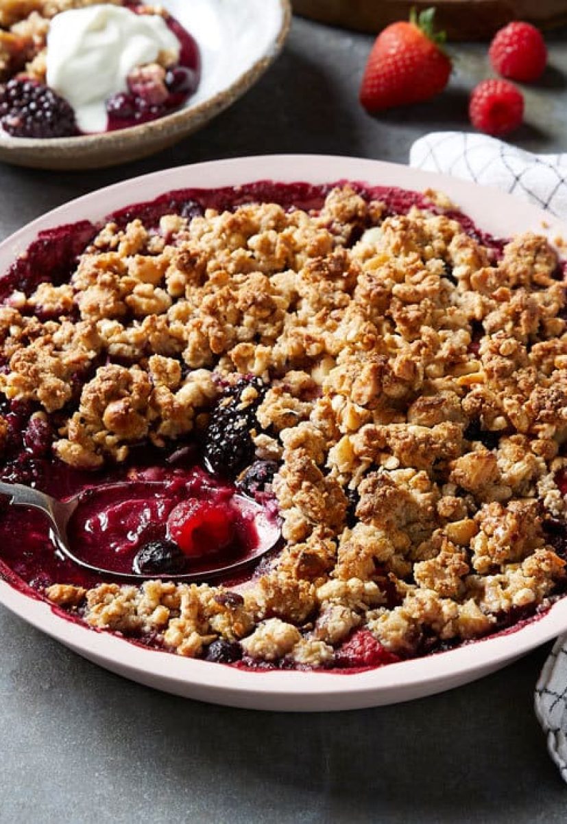 Berry Breakfast Crumble