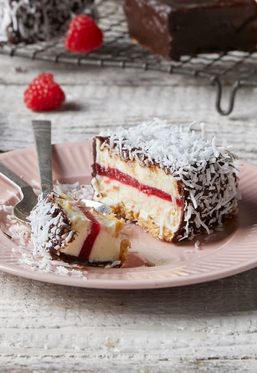 Lamington Cheesecakes