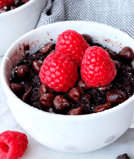 Raspberry Choc Mug Cake
