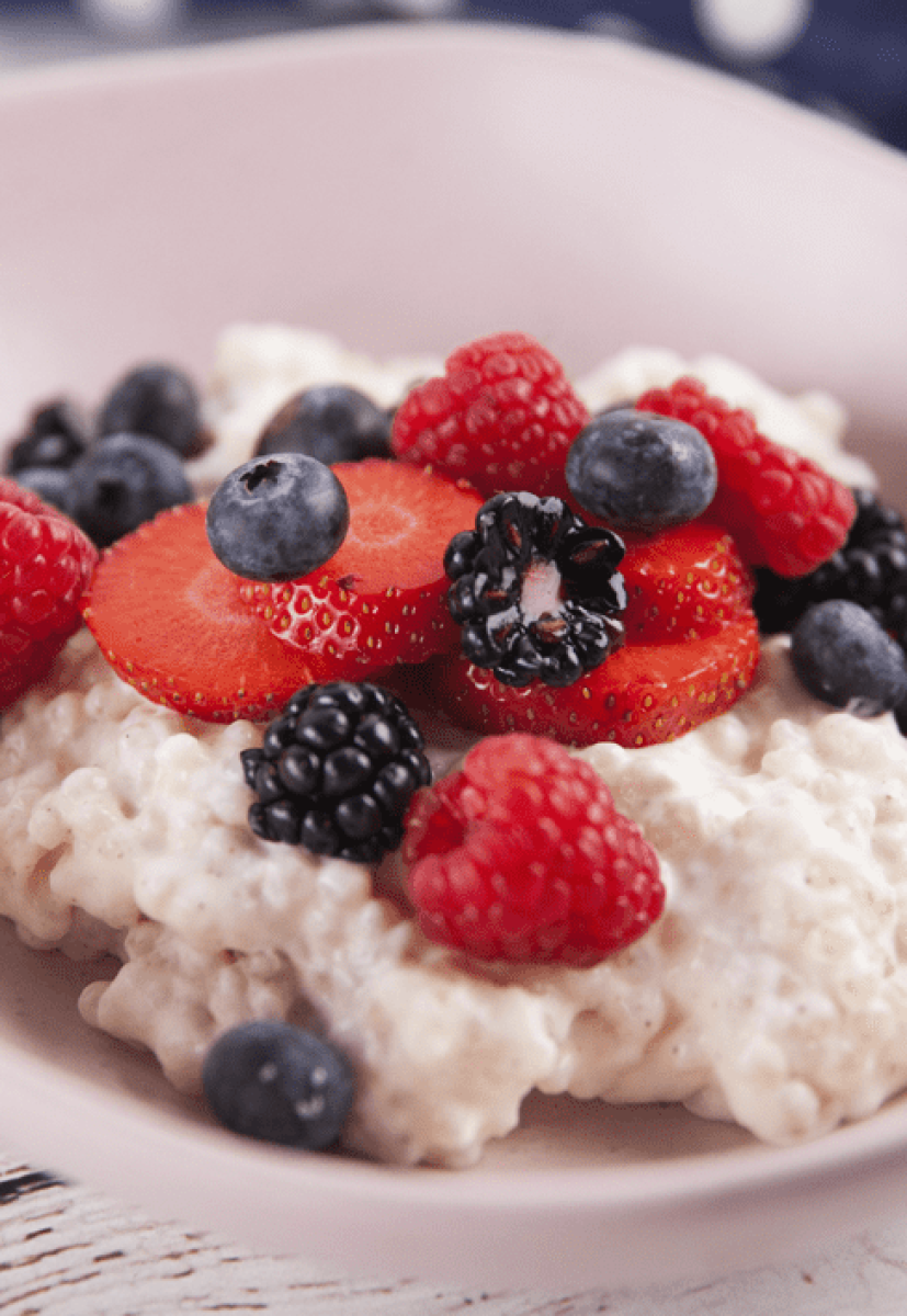 Sago Pudding with Fresh Berries