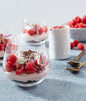 Raspberry Cheesecake Mousse