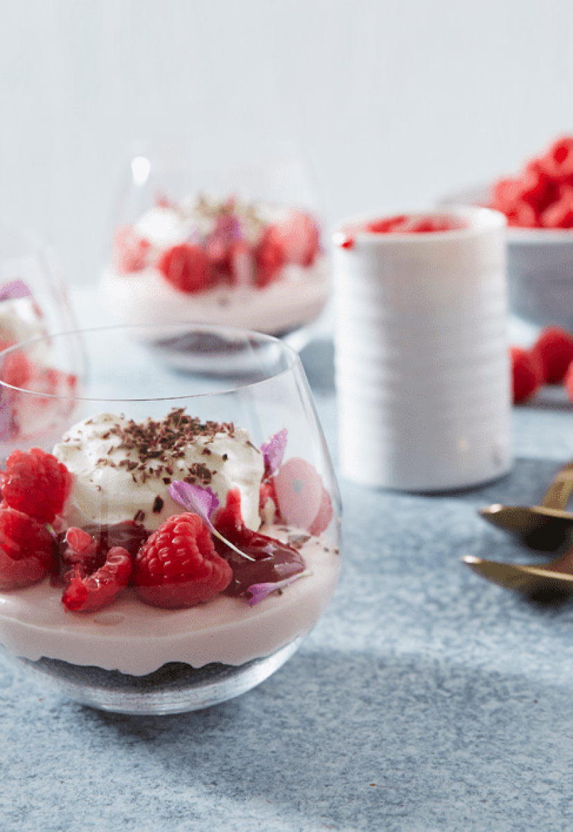 Raspberry Cheesecake Mousse