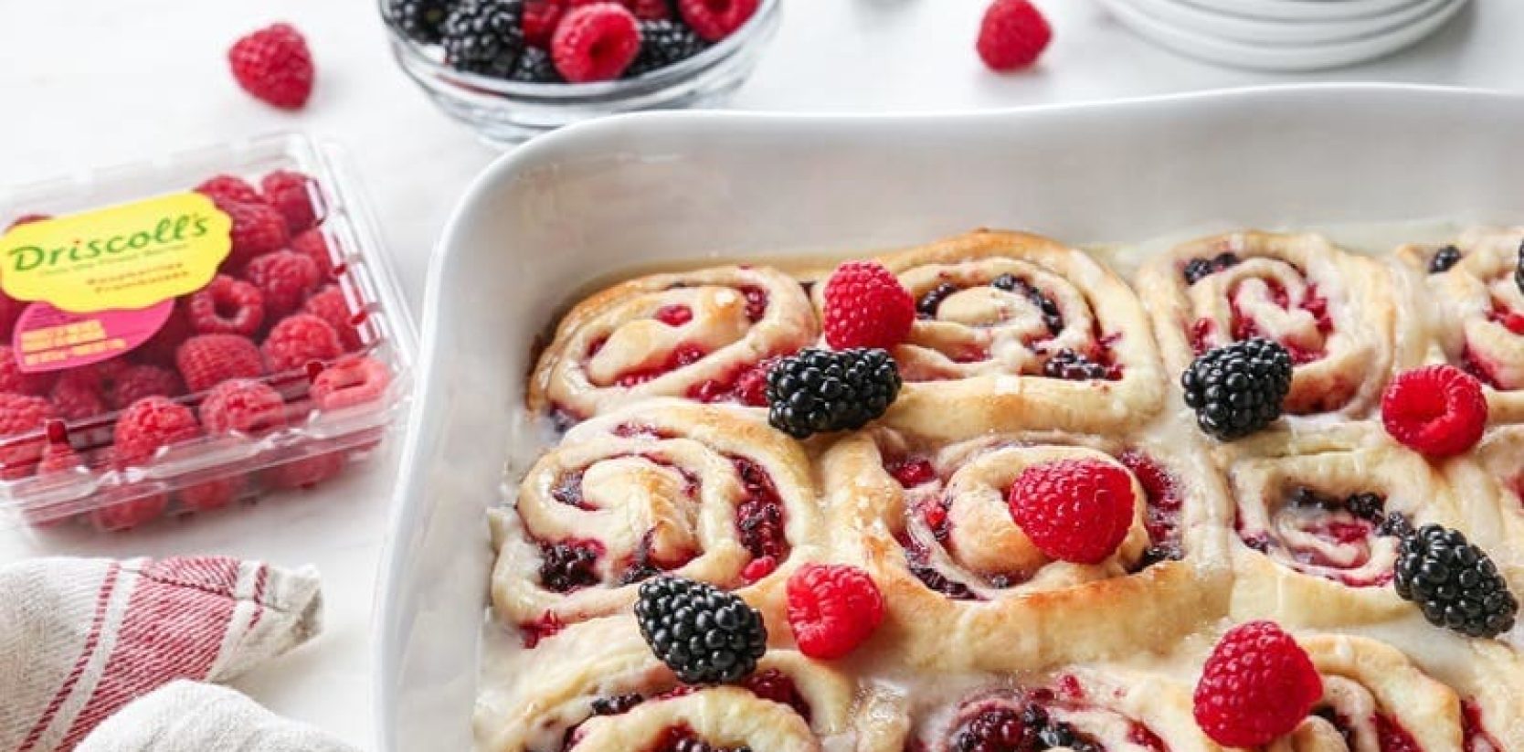 Raspberry & Blackberry Scrolls