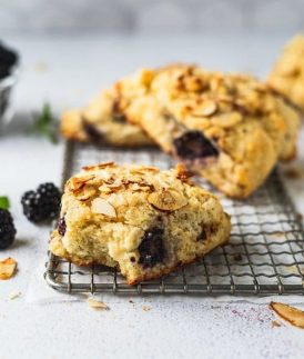 Blackberry Almond Scones