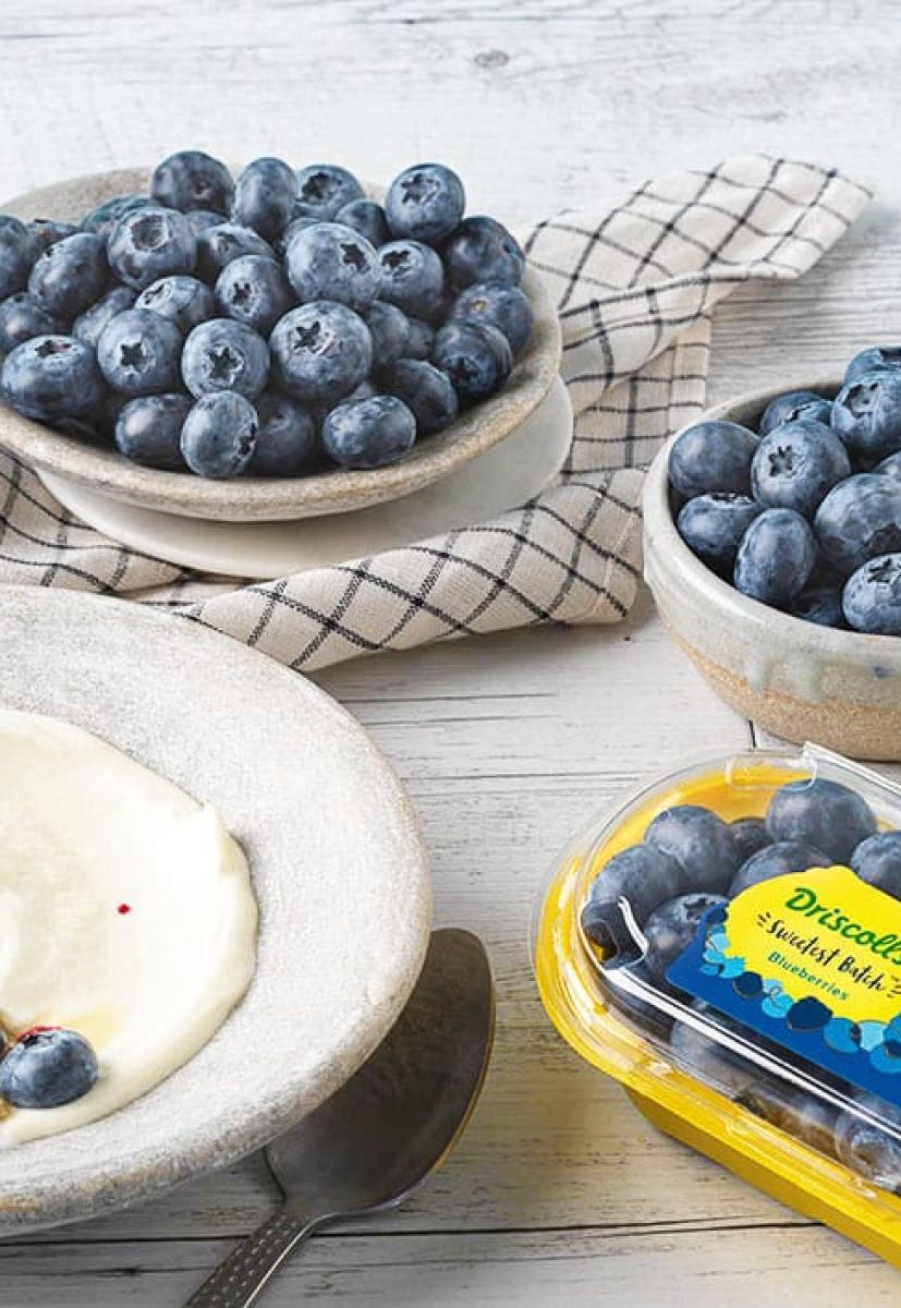 Blueberries and Yoghurt