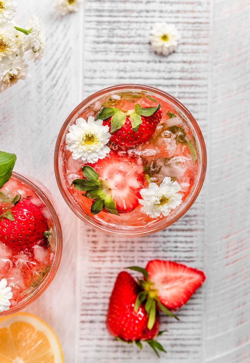 Strawberry, Basil & Gin