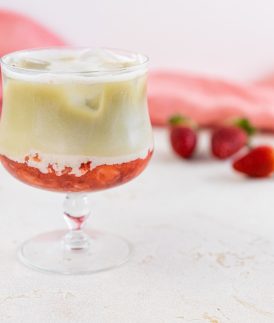 Strawberry Matcha Tea