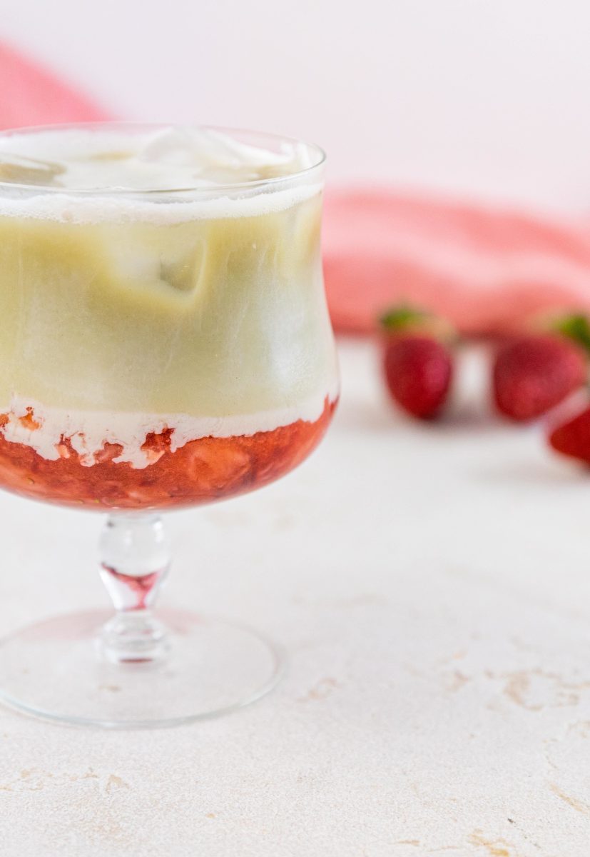 Strawberry Matcha Tea
