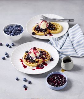 Blueberry Waffles