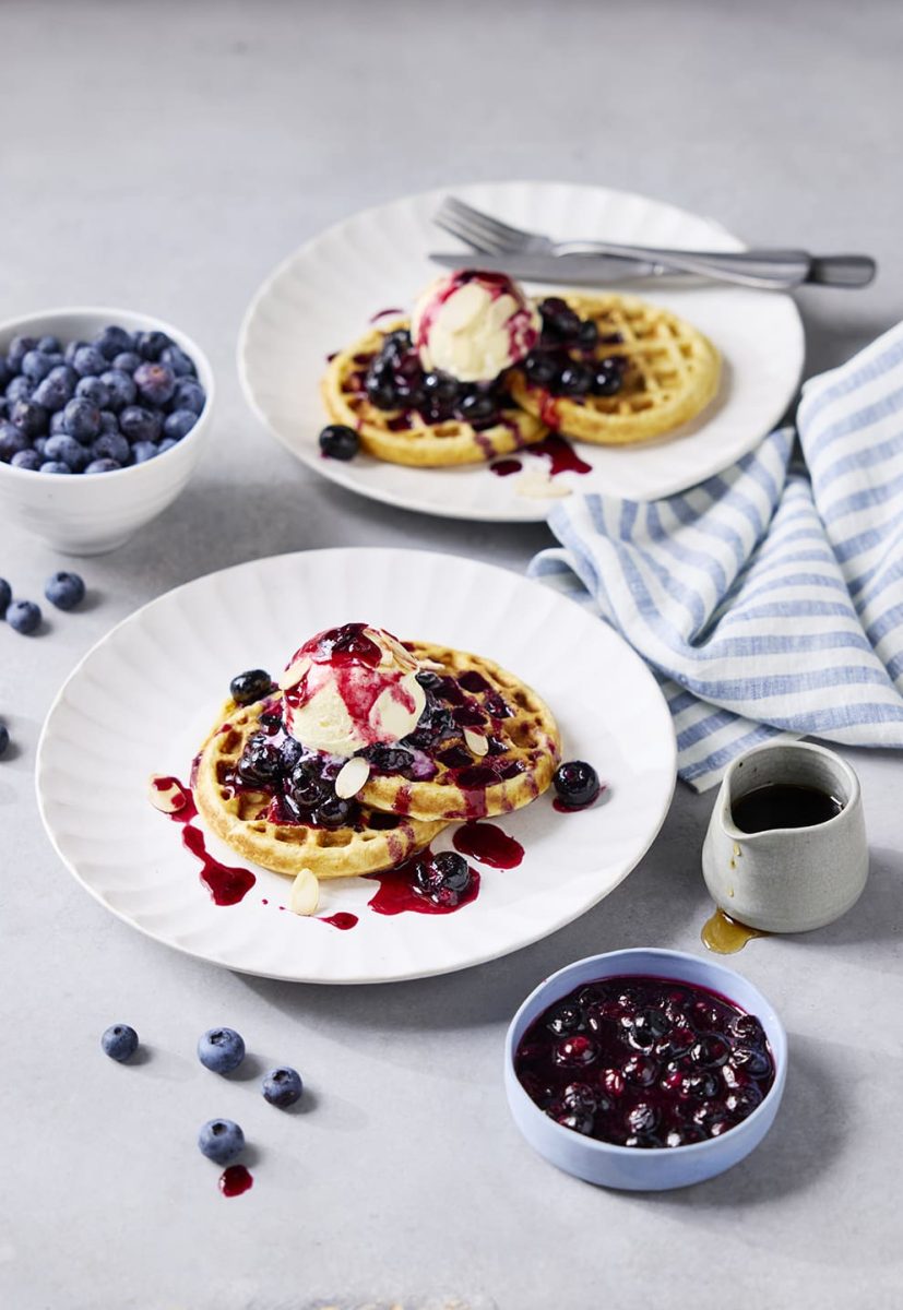 Blueberry Waffles