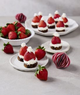 Strawberry Santa Hats