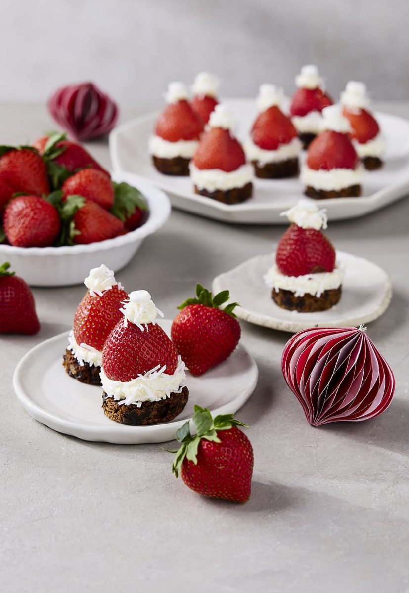 Strawberry Santa Hats