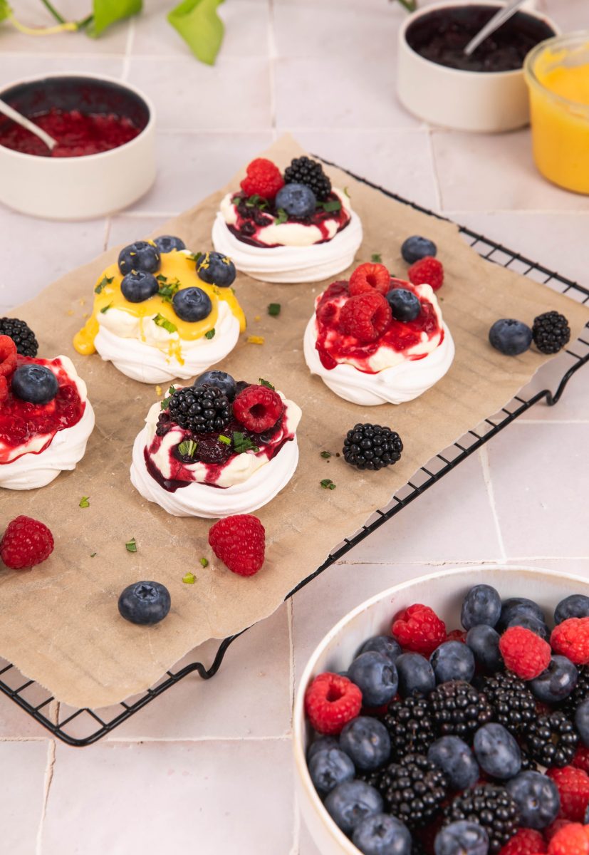 Berry Mini Pavlovas