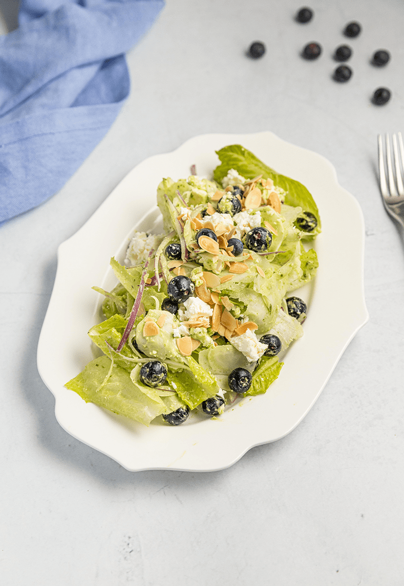 Blueberry, Fetta and Almond Salad
