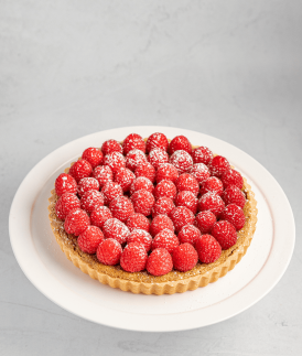 Raspberry and Pistachio Tart